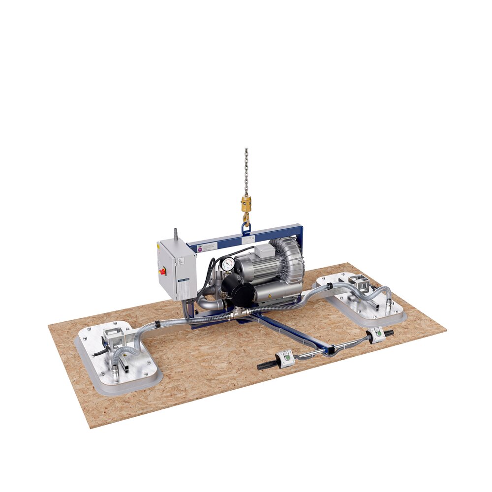 Lifting beam AERO-PORO for for handling board material