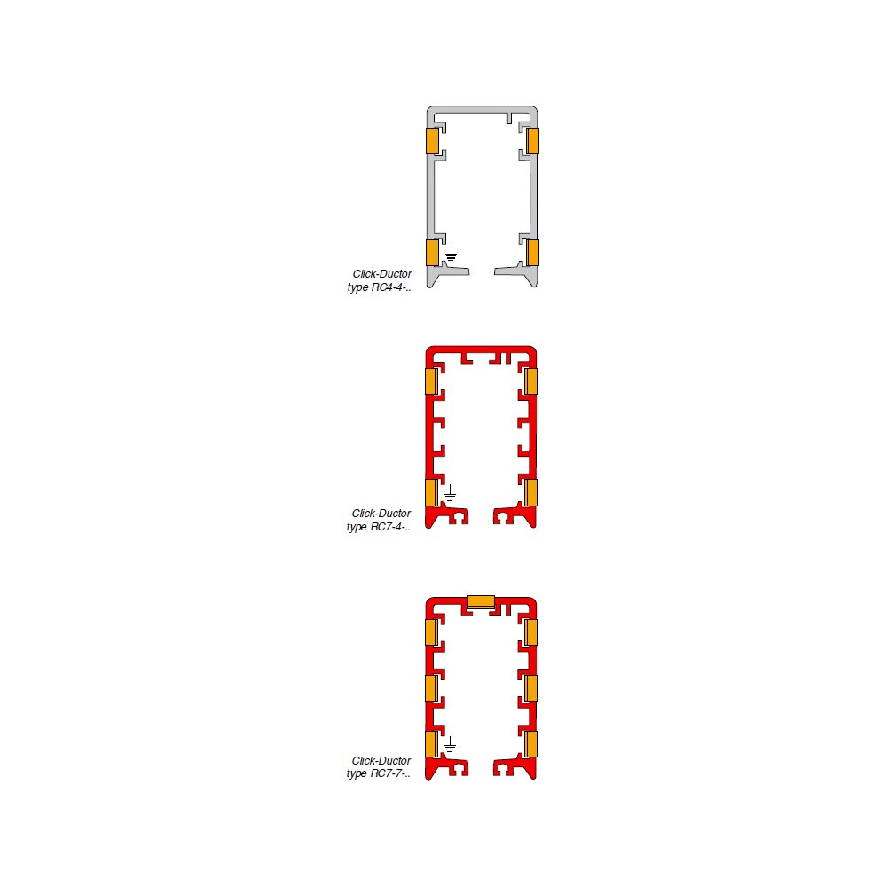 Housings RC4 and RC7 Click Ductor