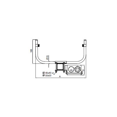 Click-Ductor towing arm for collector trolleys