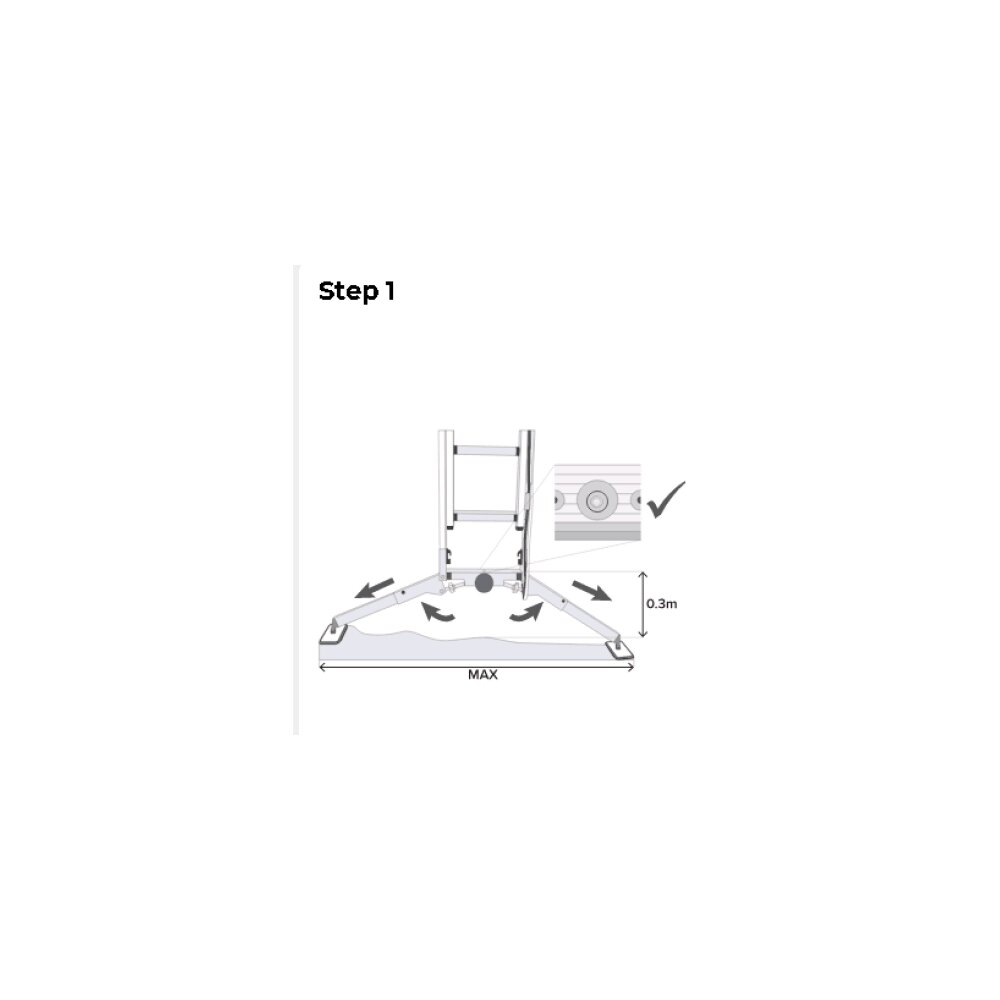 Extension Ladder Euro Fall Control FEU-FC