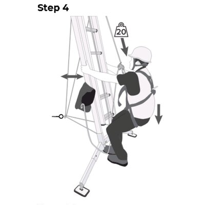 Extension Ladder Euro Fall Control FEU-FC