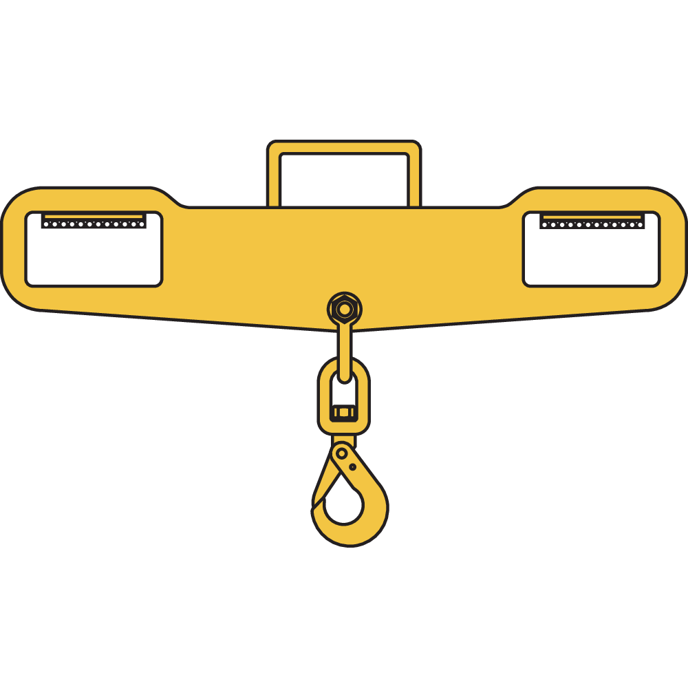 Hijsjuk Heftruck met hijshaak
