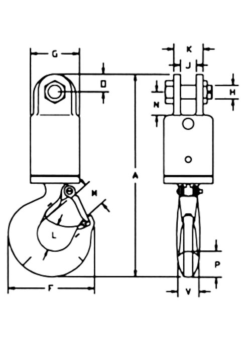 Emerillon de levage S1 Crosby