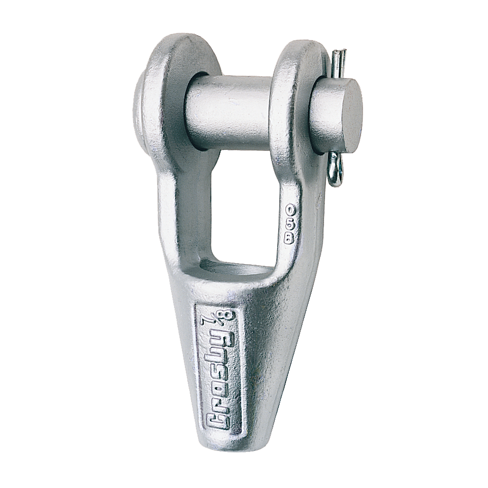 G-416 open spelter socket (gaffelsocket)