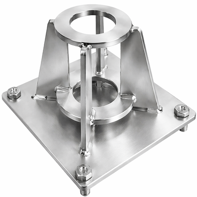 Gebuwin RVS vloer socket t.b.v. SD davit kranen.