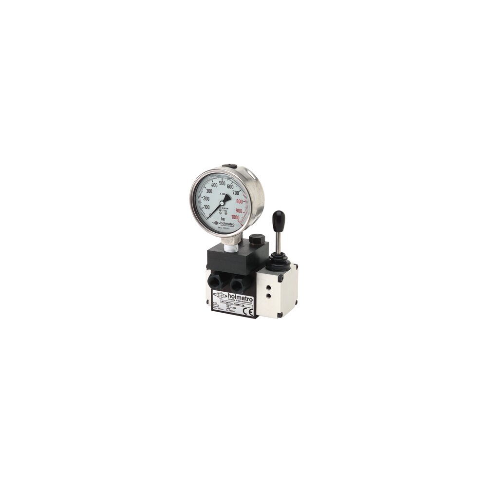 Manometer aansluitblok