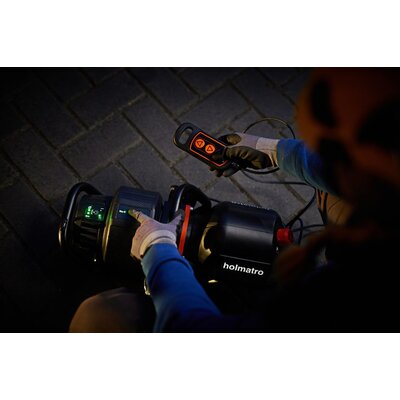 Pump set with with electronic motor 