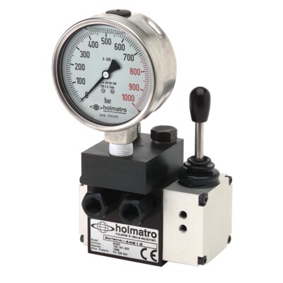 Manometer aansluitblok