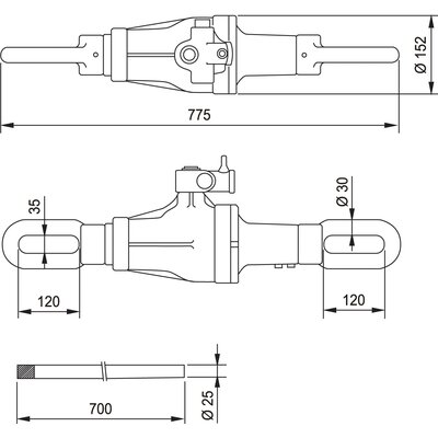 PL mechanische trekvijzel