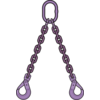 Ketting 2-sprong veiligheidshaken Gr10