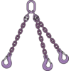 Ketting 3-sprong klephaken Gr10