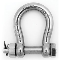 High Corrosion Resistance Stainless Steel Bow Shackles with Safety Pin ...