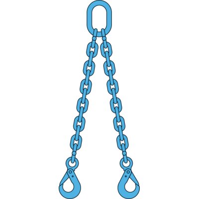 Ketting2sprong veiligheidshaken Gr12