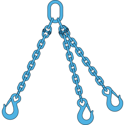 Ketting3sprong klephaken Gr12