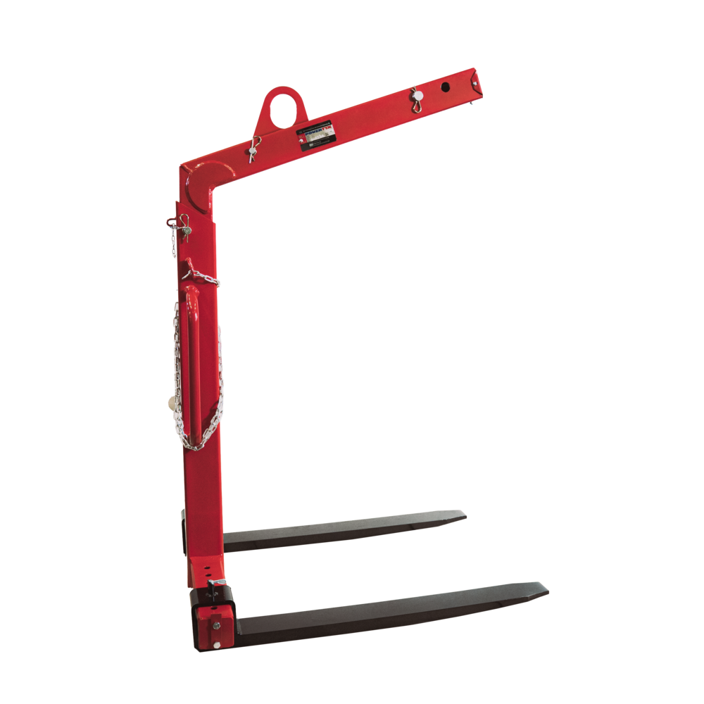 Powertex self balancing pallet fork for safe lifting use Powertex self balancing pallet fork for safe lifting use