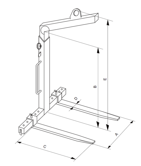Pallet Fork PFAB drawing Pallet Fork PFAB drawing