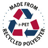 r-PET symbol (made from recycled polyester)