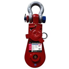 Snatch Block with Shackle POWERTEX PSBS-S2 2t front