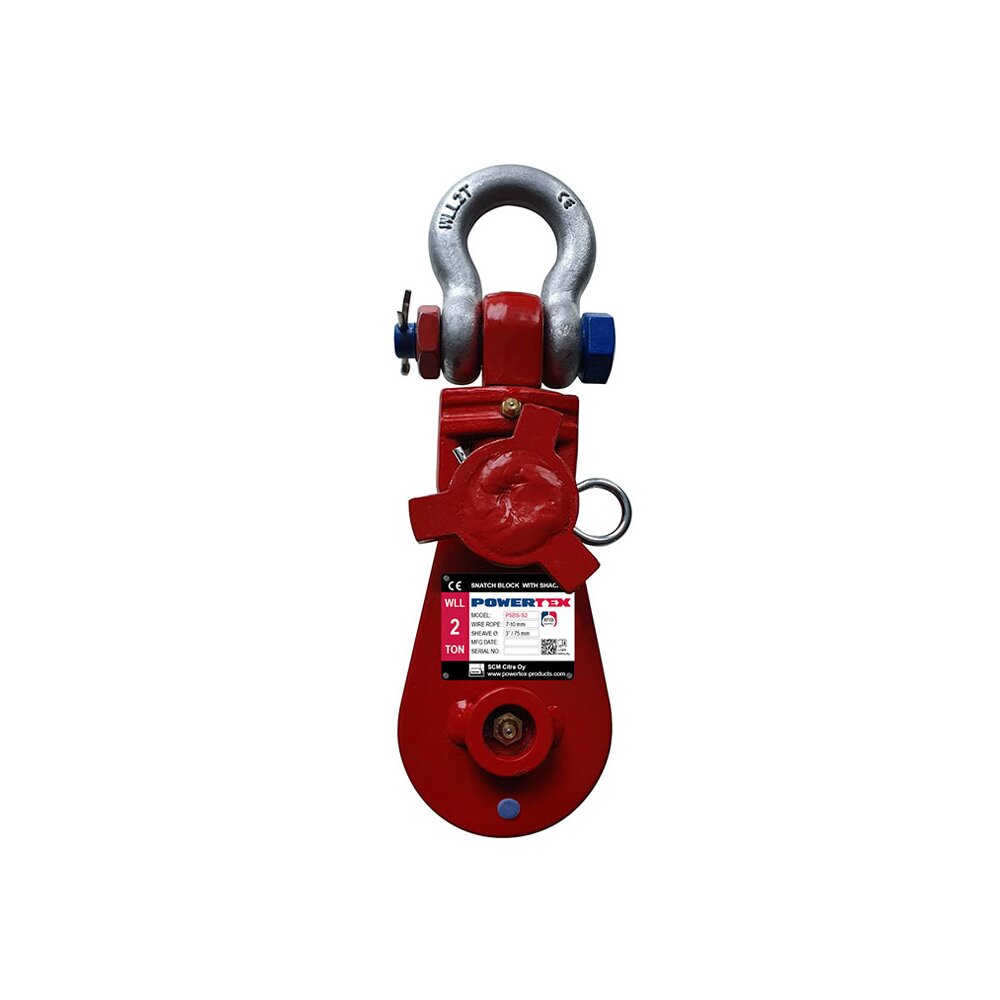 POWERTEX klapblok met sluiting PSBS-S2