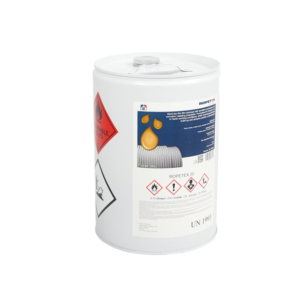 Bidon de 20 litres de graisse Ropetex Thin Lube 30