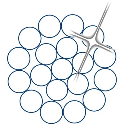 ROPETEX S19 SS inox 1x19