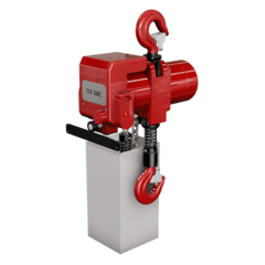 The air chain hoist RED ROOSTER TCR from 250 KG to 2 tons lifting capacity. Air Chain Hoists Red Rooster TCR series