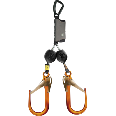 Peanut Y HSG-022-2,5-2 twin miniblok met grote steigerhaken