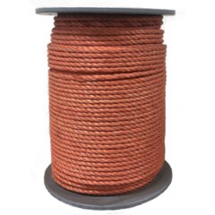 Polyprolylene touw 3 strengs oranje