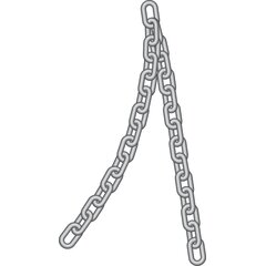 Short Link Chain R-7880, Stainless Steel 