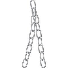 Long Link Chain R-7890, Stainless Steel 