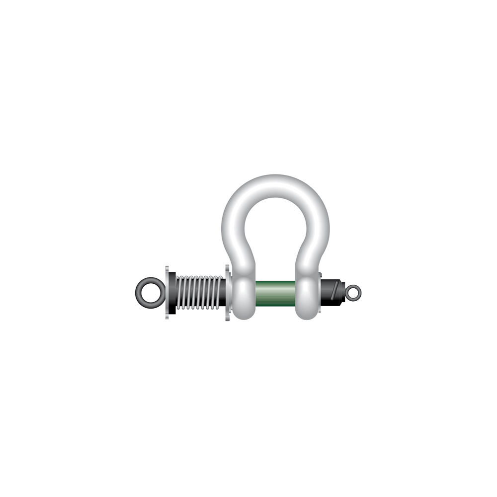 G-5367 Harpsluiting ROV Polar "Spring Release" Green Pin