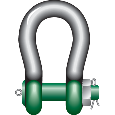 P-6031 Harpsluiting MB "Polar Heavy Duty" Green Pin