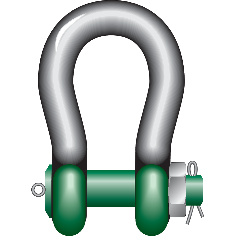 P-6031 Harpsluiting MB "Polar Heavy Duty" Green Pin