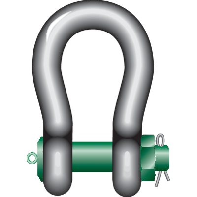 P-6036 Harpsluiting MB "Heavy Duty" Green Pin