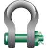 P-6033 Harpsluiting MB "Sling Shackle" Green Pin