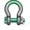 G-5263 Harpsluiting MB "Super Shackle" Green Pin