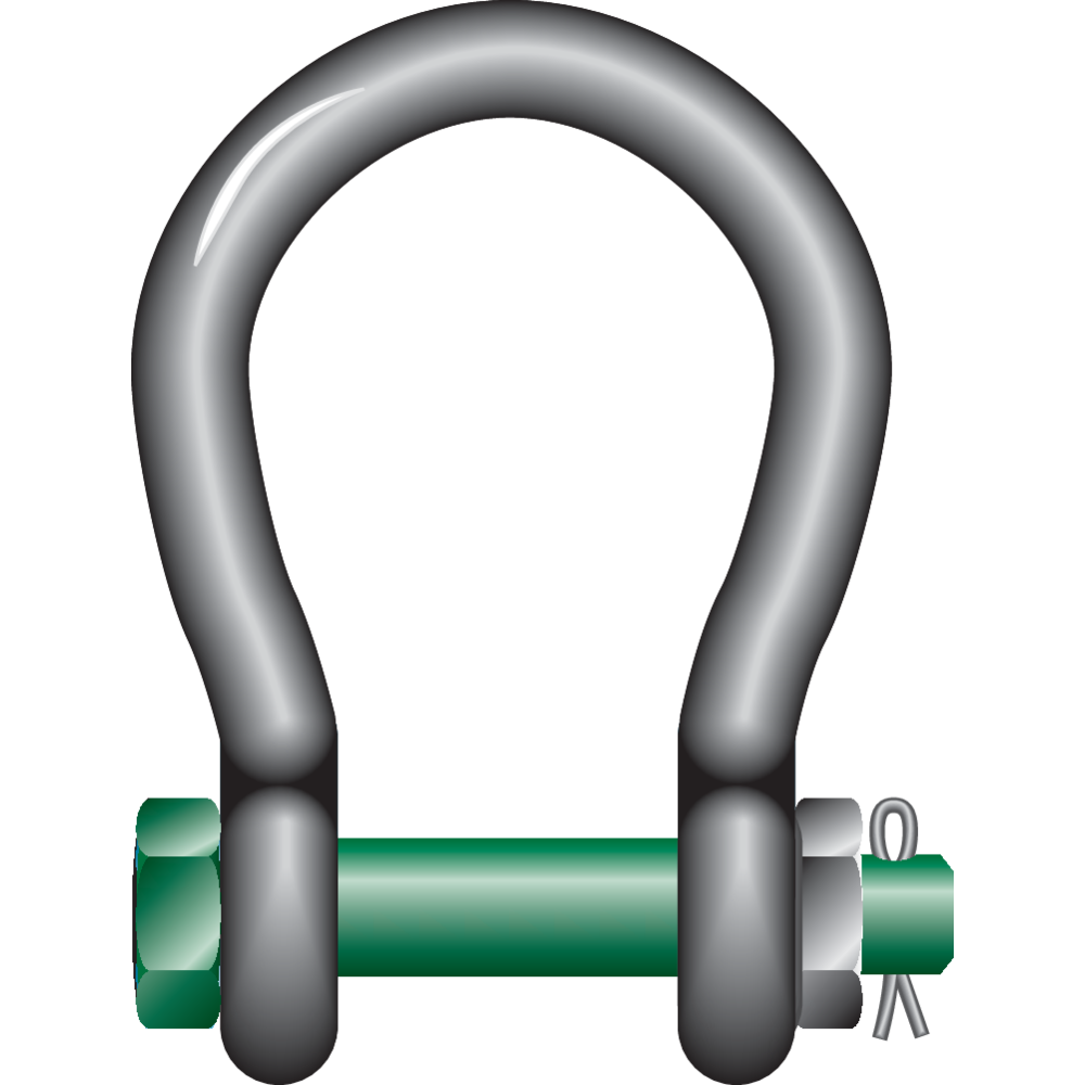 G-4263 Harpsluiting MB "Wide Mouth" Green Pin