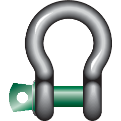 Bow Shackles with Screw Collar Pin G-4161 Bow Shackles with Screw Collar Pin G-4161