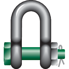 Dee Shackles with Safety Bolt G-4153 Dee Shackles with Safety Bolt G-4153