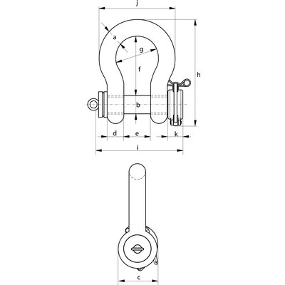 P-5365 Harpsluiting ROV Polar Green Pin