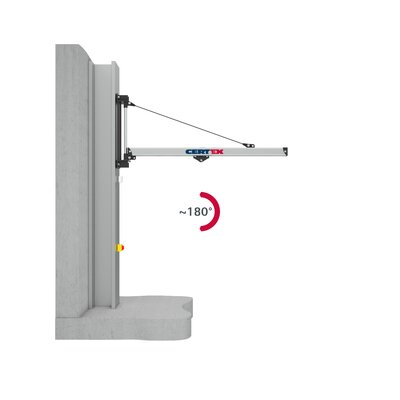 UNILIFT LIGHT wandzwenkkraan 180°