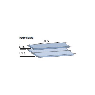 Z600 Vouwsteiger COMPACT, enkele en dubbele platformbreedte (hoog)