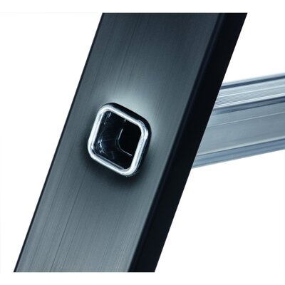 Megastep L, enkele ladder met sporten, heavy duty