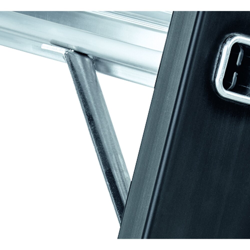 Megastep L, enkele ladder met sporten, heavy duty