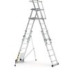 Platform ladder ZAP Telemaster S, telescopic - large platform 