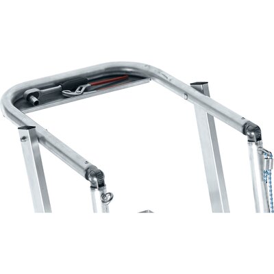 Platform ladder ZAP Telemaster S, telescopic - large platform 
