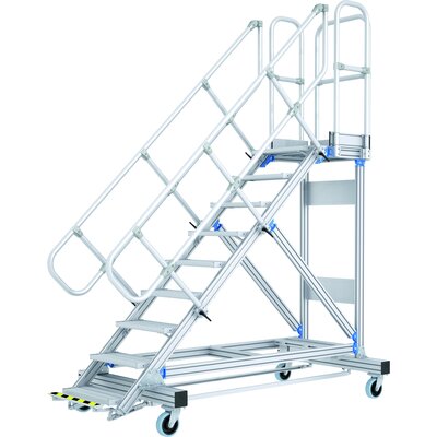 CREAXESS Mobile access steps with platform, Auto- or Ergo Stop 