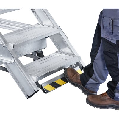 CREAXESS Mobile access steps with platform, Auto- or Ergo Stop 