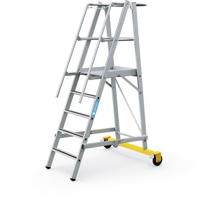 Verrijdbare platformtrap ZAP Safemaster Plus S, inklapbaar