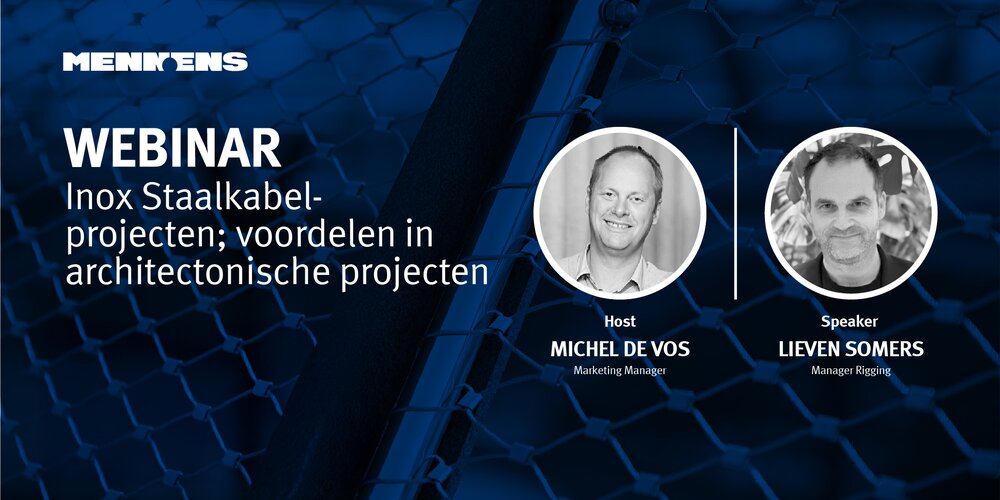 Recording webinar: inox staalkabelprojecten